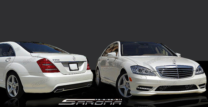 Custom Mercedes S Class  Sedan Body Kit (2007 - 2013) - $1970.00 (Manufacturer Sarona, Part #MB-080-KT)